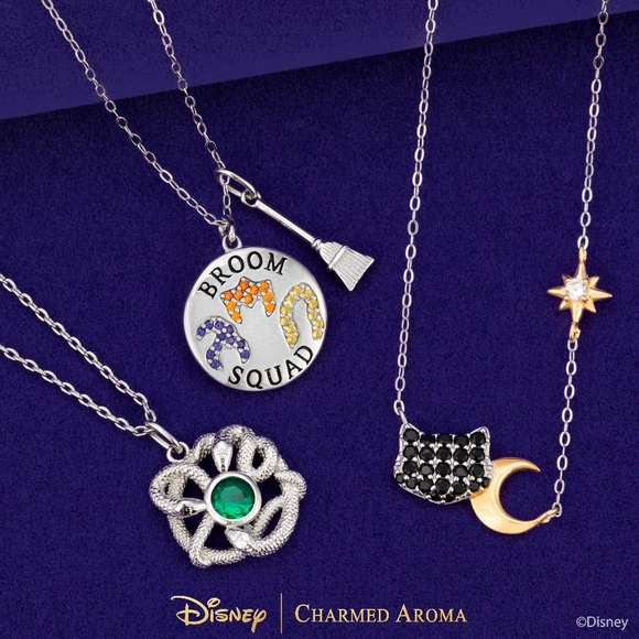 Disney Hocus Pocus Winifred Sanderson Snake Necklace, Charmed Aroma - Picture 2 of 3